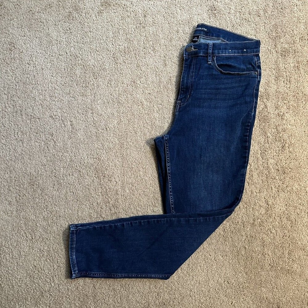 Calvin Klein Jeans Women's 12 (31x28) Repreve Skinny High Rise Stretch Blue